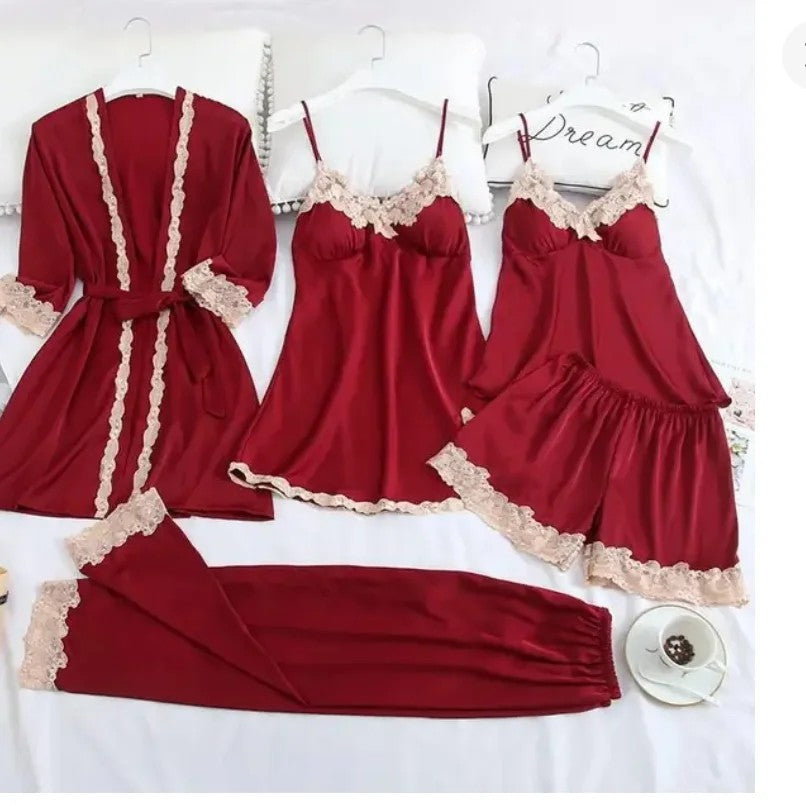 Ladies Pajamas (5pcs set)