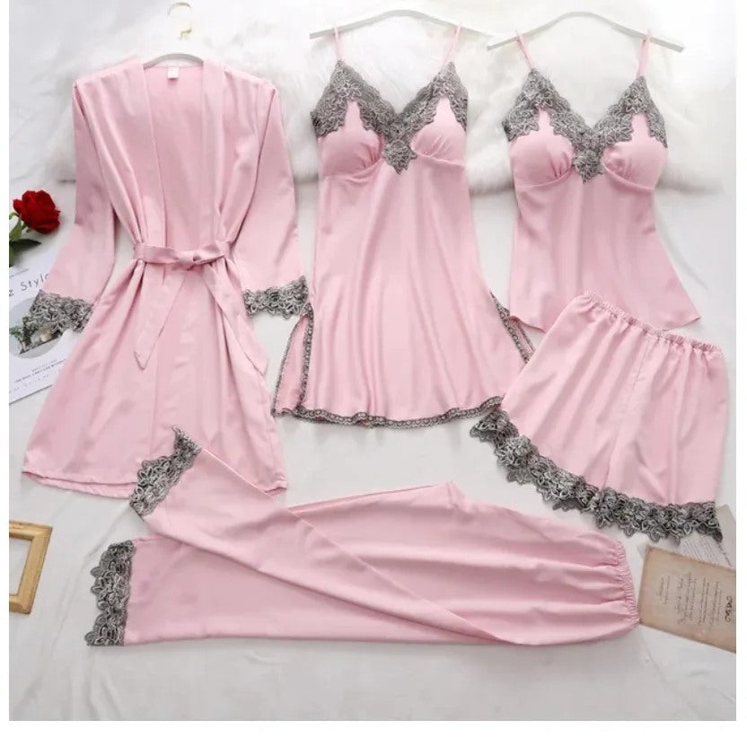 Ladies Pajamas (5pcs set)