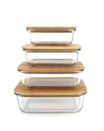 Rectangle Airtight Glass Containers