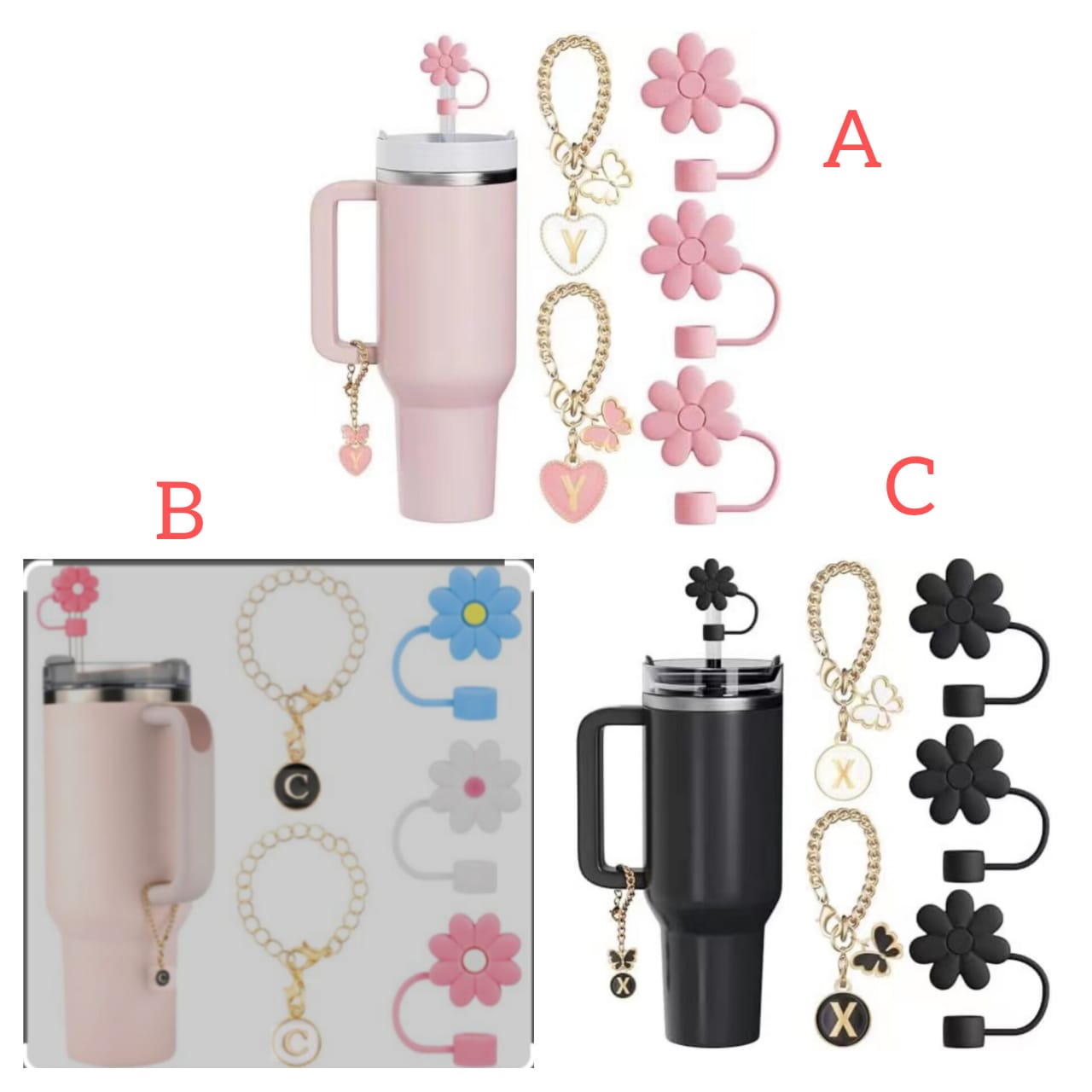 5pc Stanley cup accessories