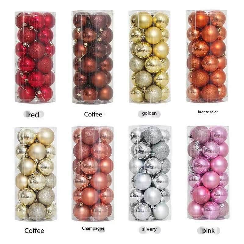 Glittering Christmas balls