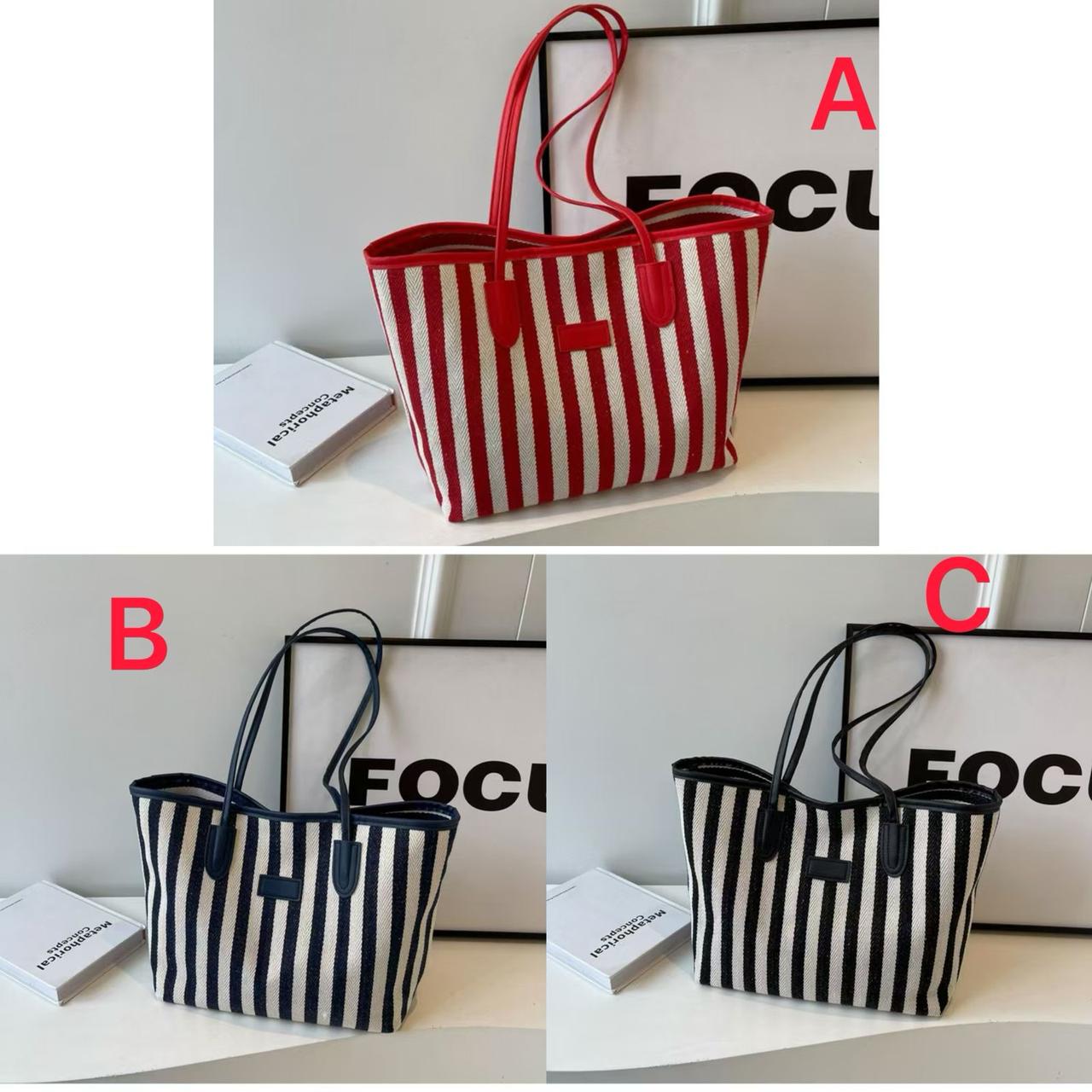 Stripped Tote bag