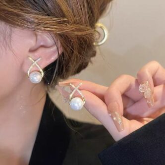 Pearl earrings