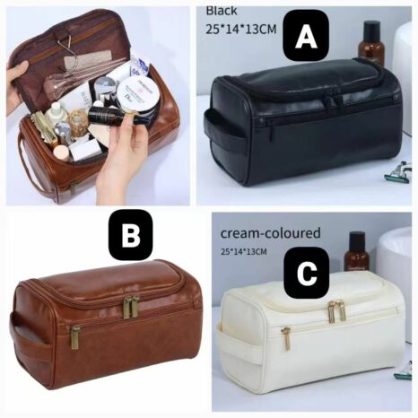 Luxury toiletry bag