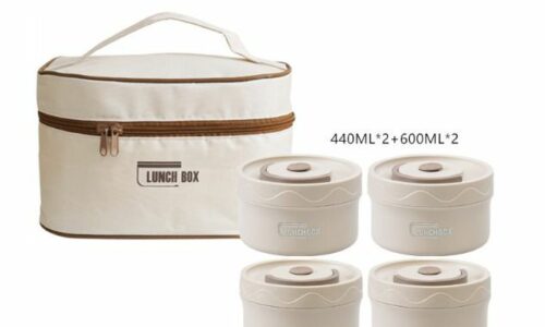 5pc insulated lunch box set