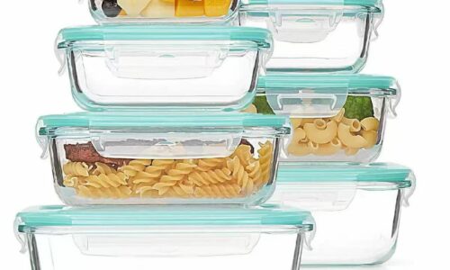 8pc glass storage container