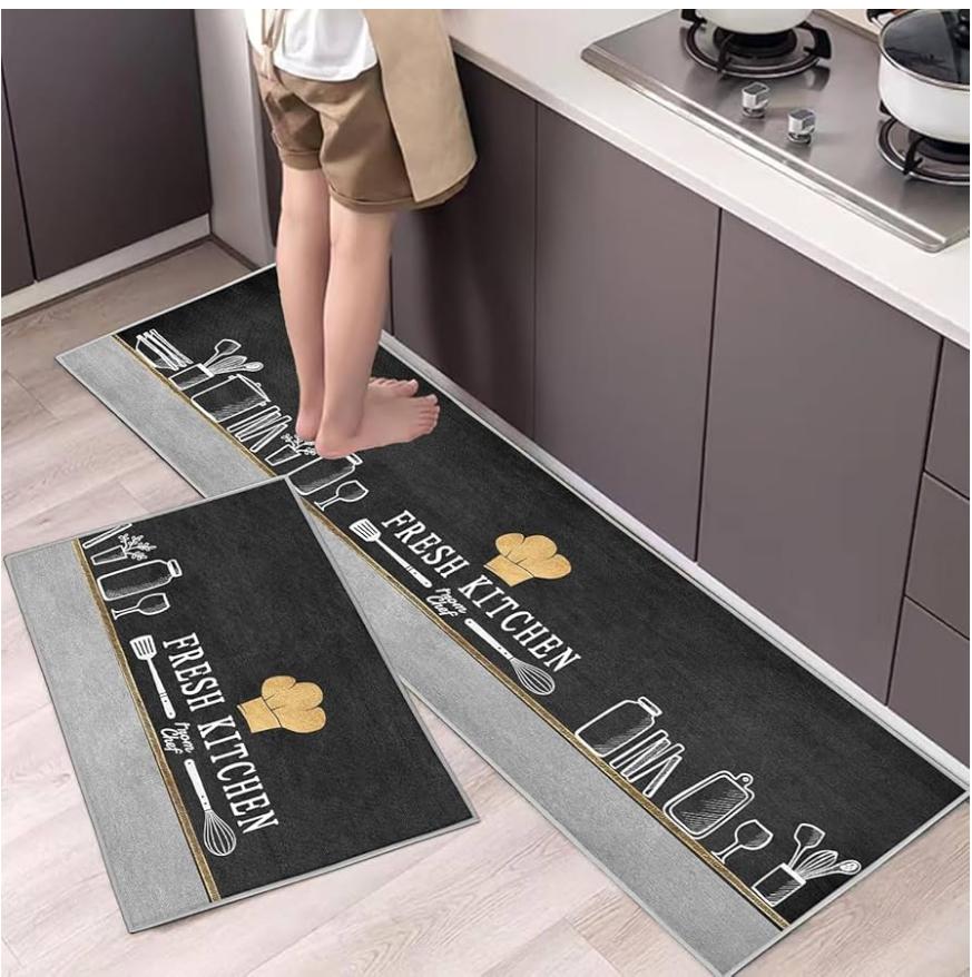 2pc Kitchen Floor Mats