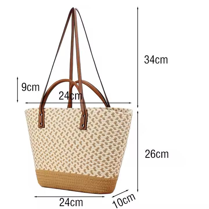 Muloo wooven straw bag