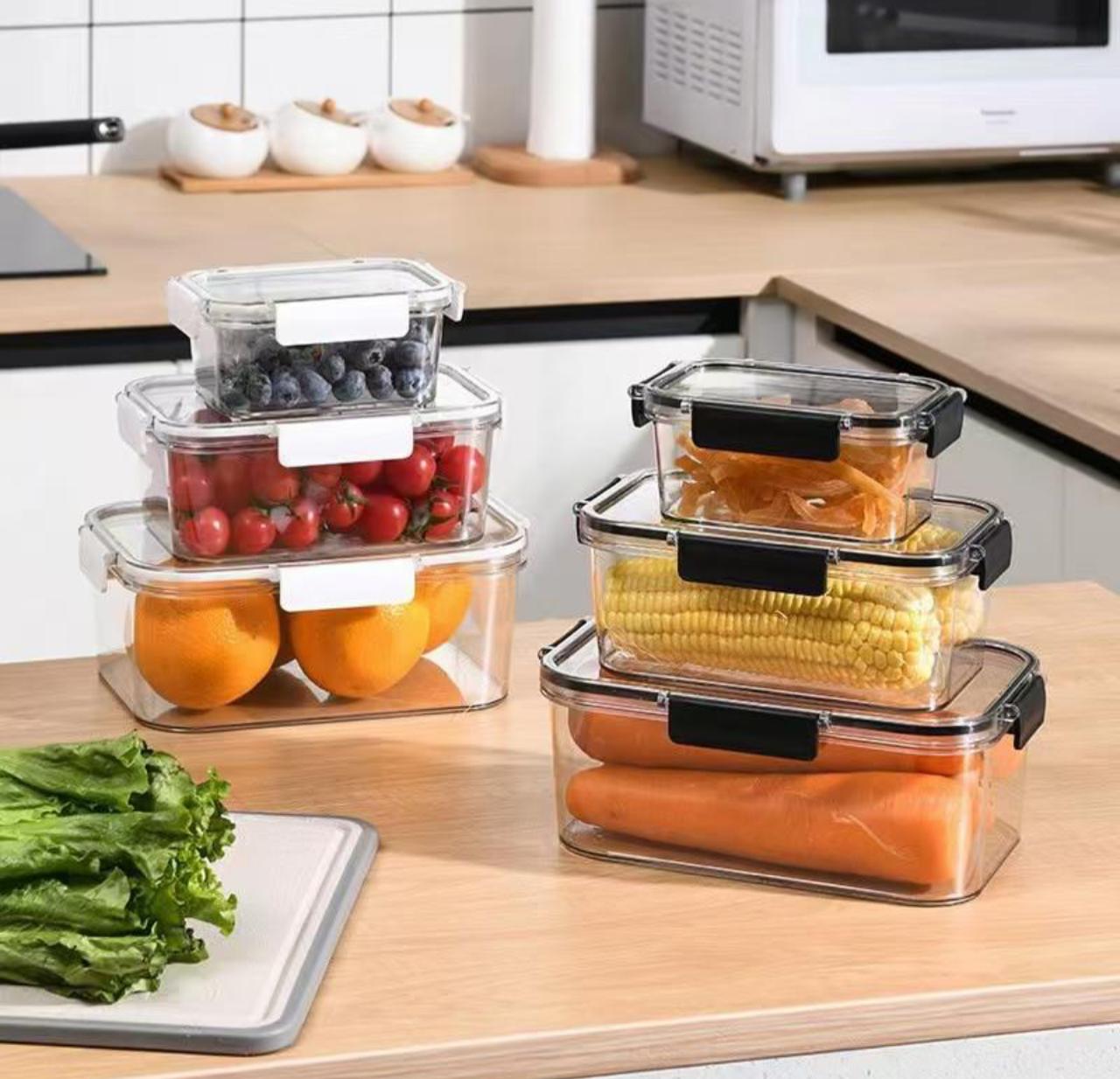 3pc Acrylic food storage container
