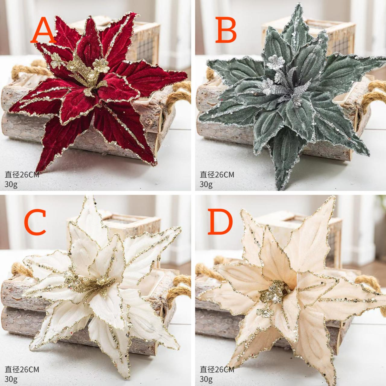 Artificial christmas flower