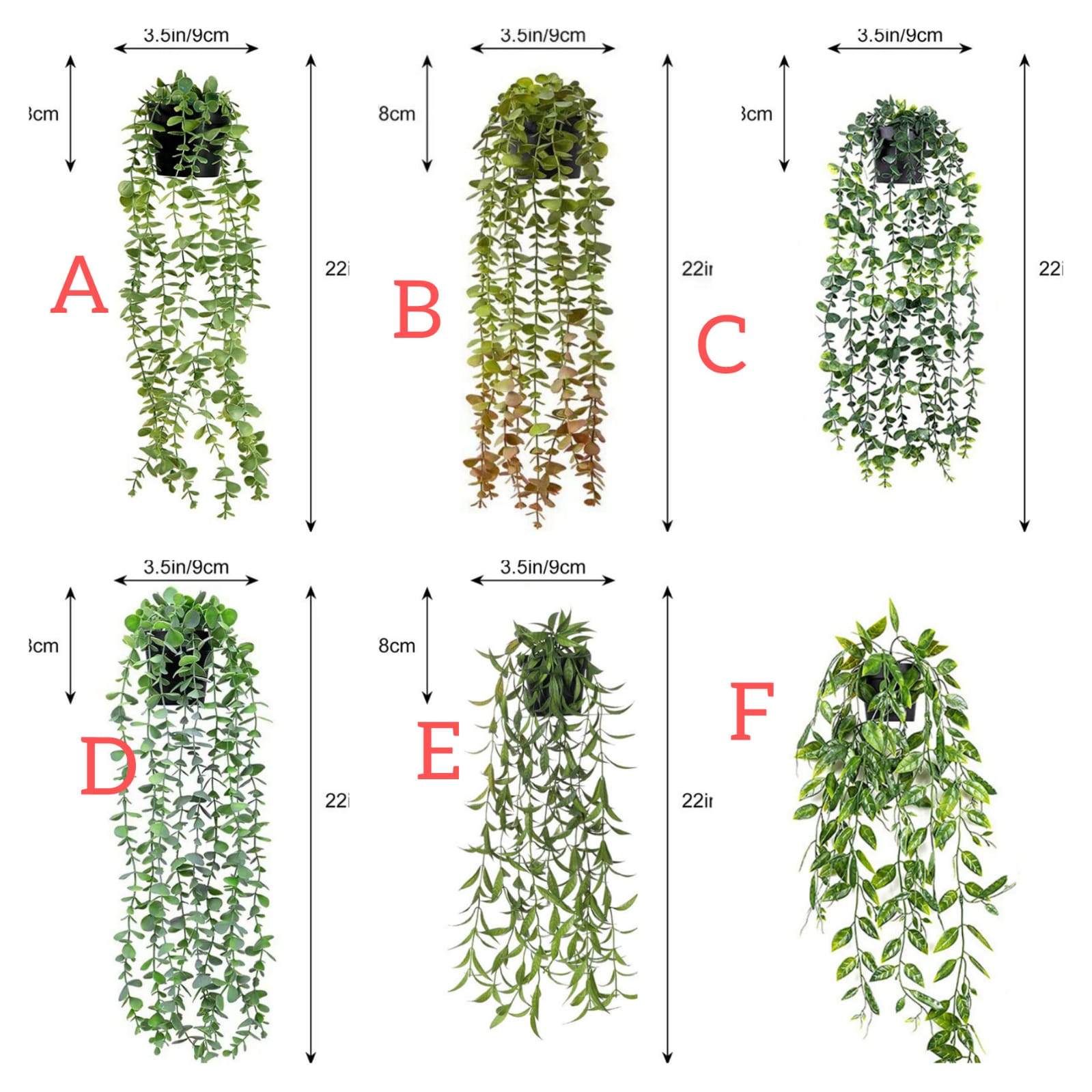 Artificial Hanging Plants