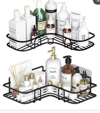Corner bath organizer