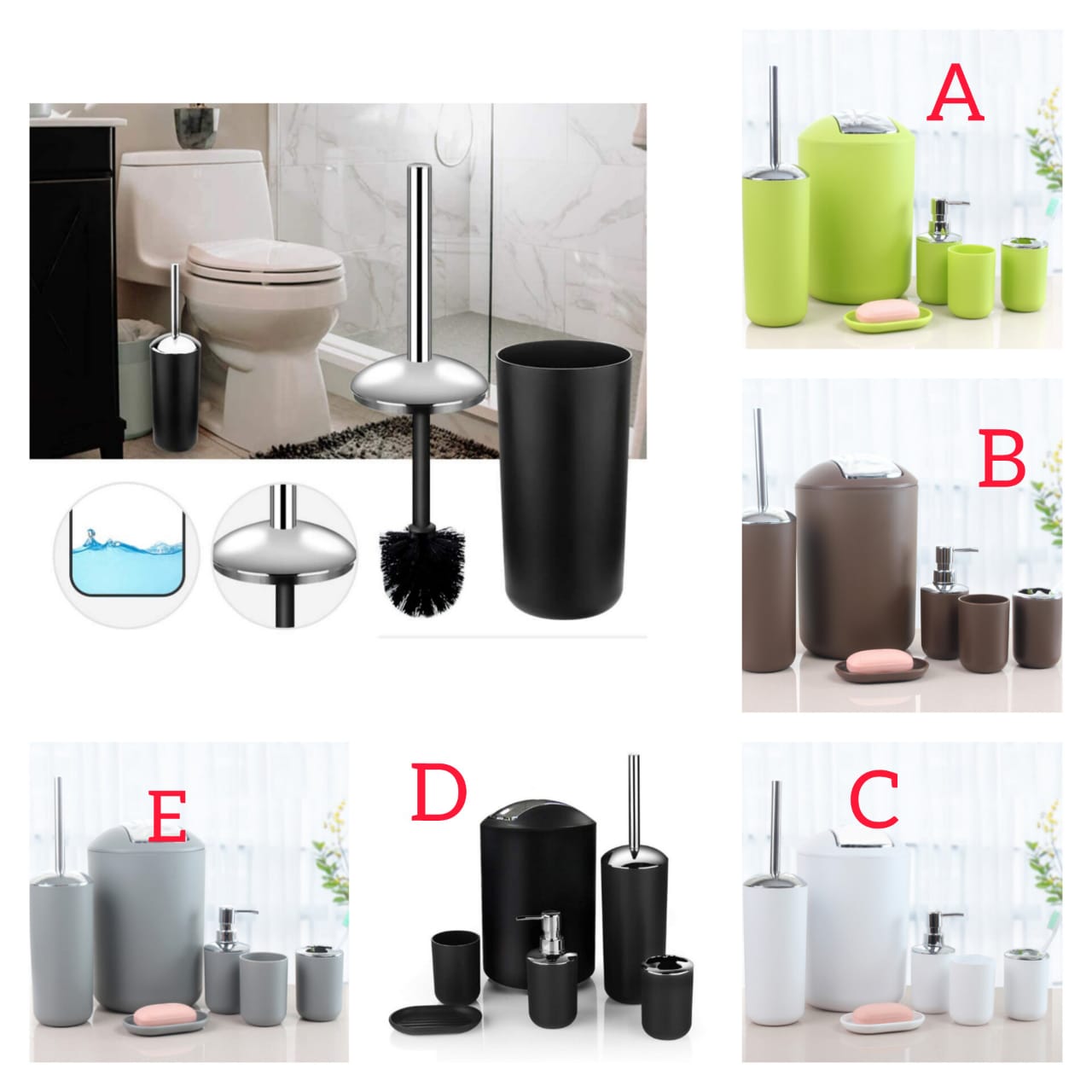 Bathroom Cleaning Set