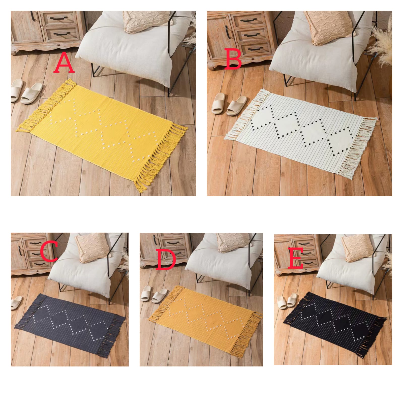 Bohemian Geometry Mat