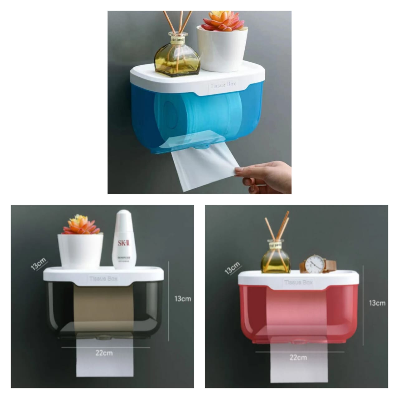 Wall Mounted Tissue Holder