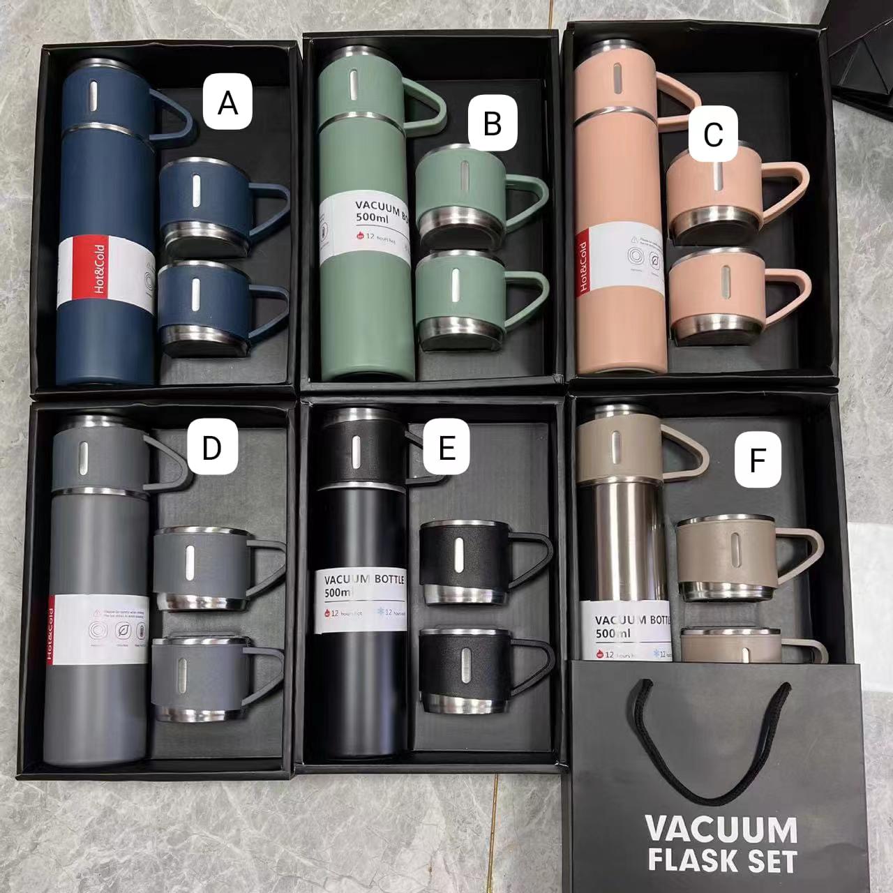 3pc Vacuum Flask Set
