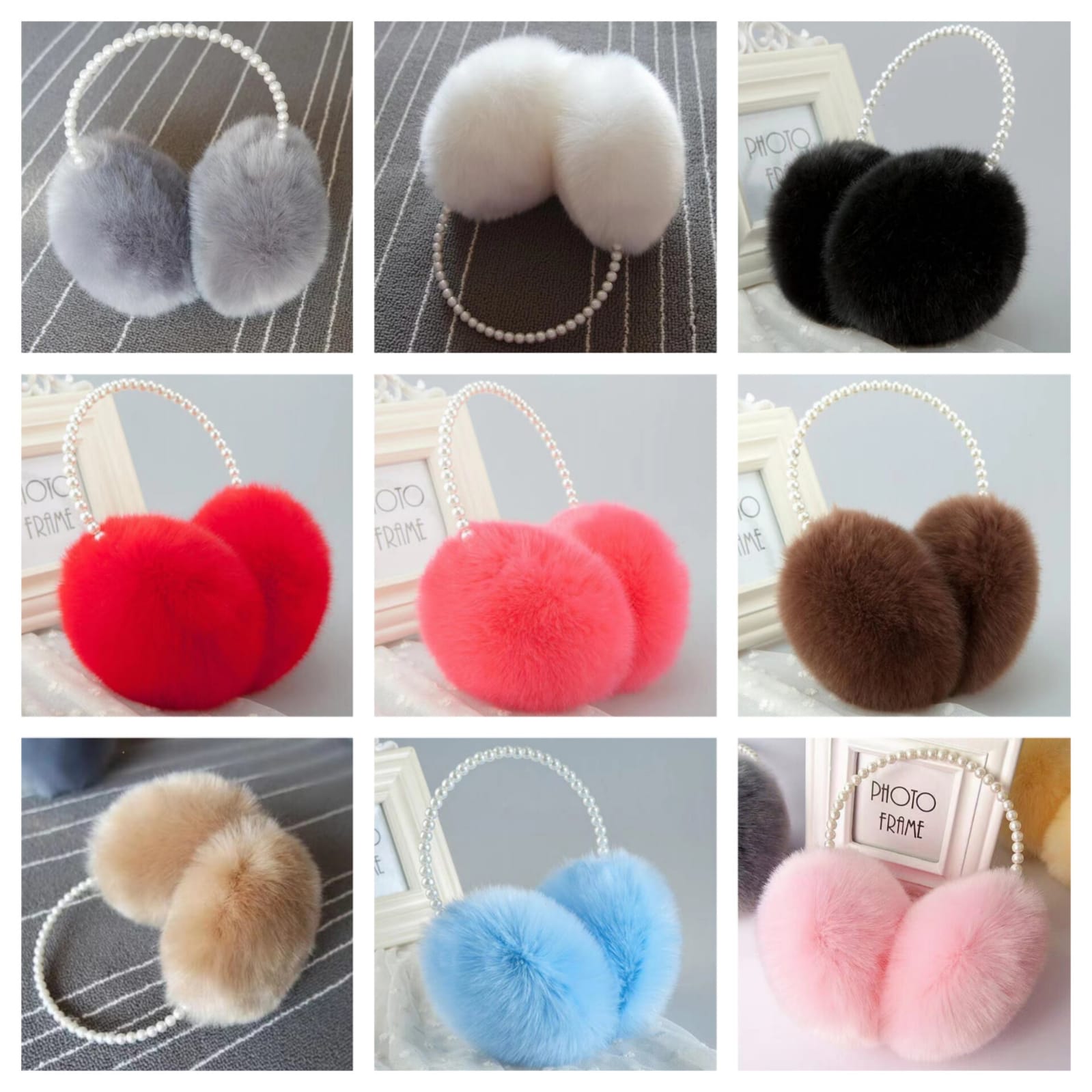 Pearl earmuffs