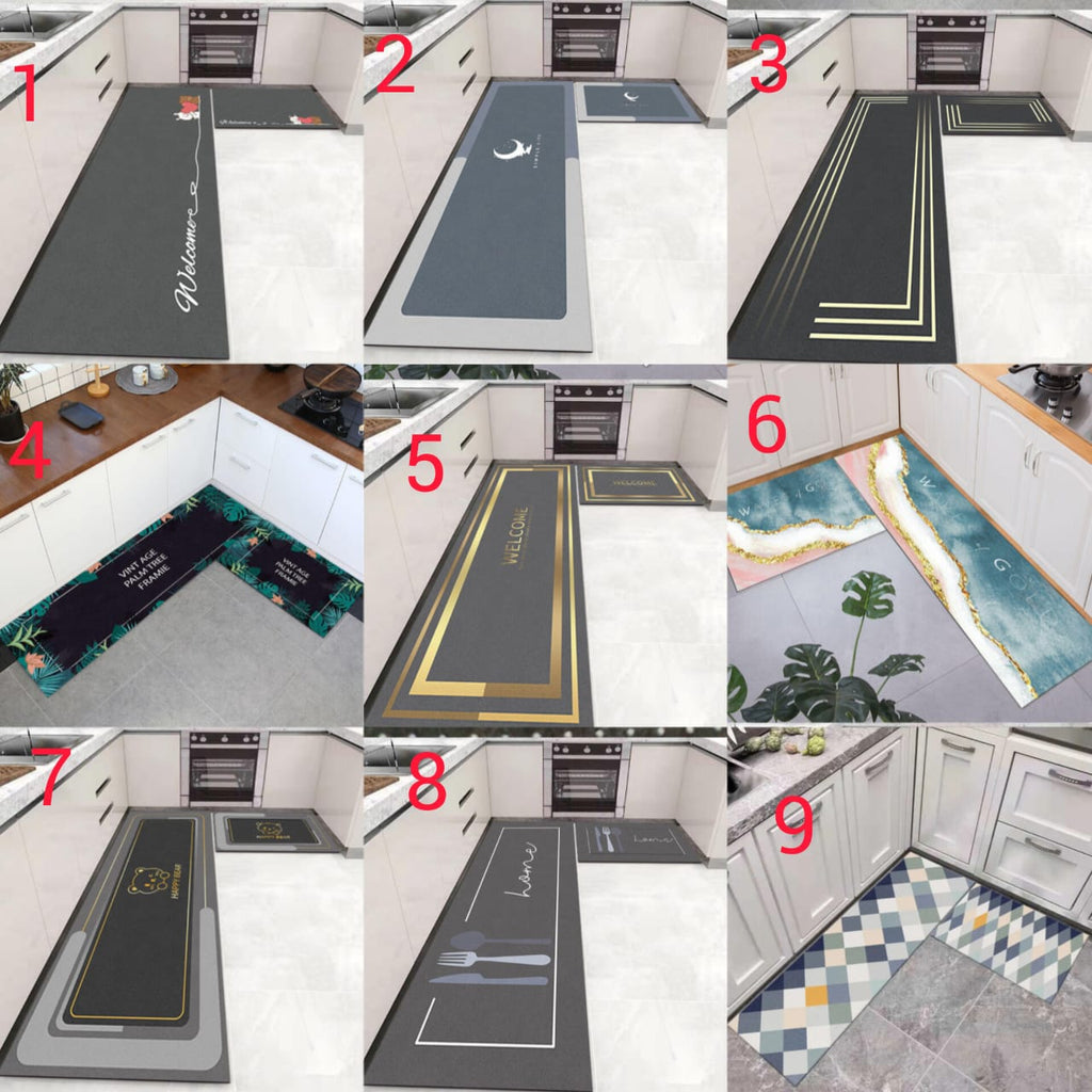 2pc Kitchen Floor Mats