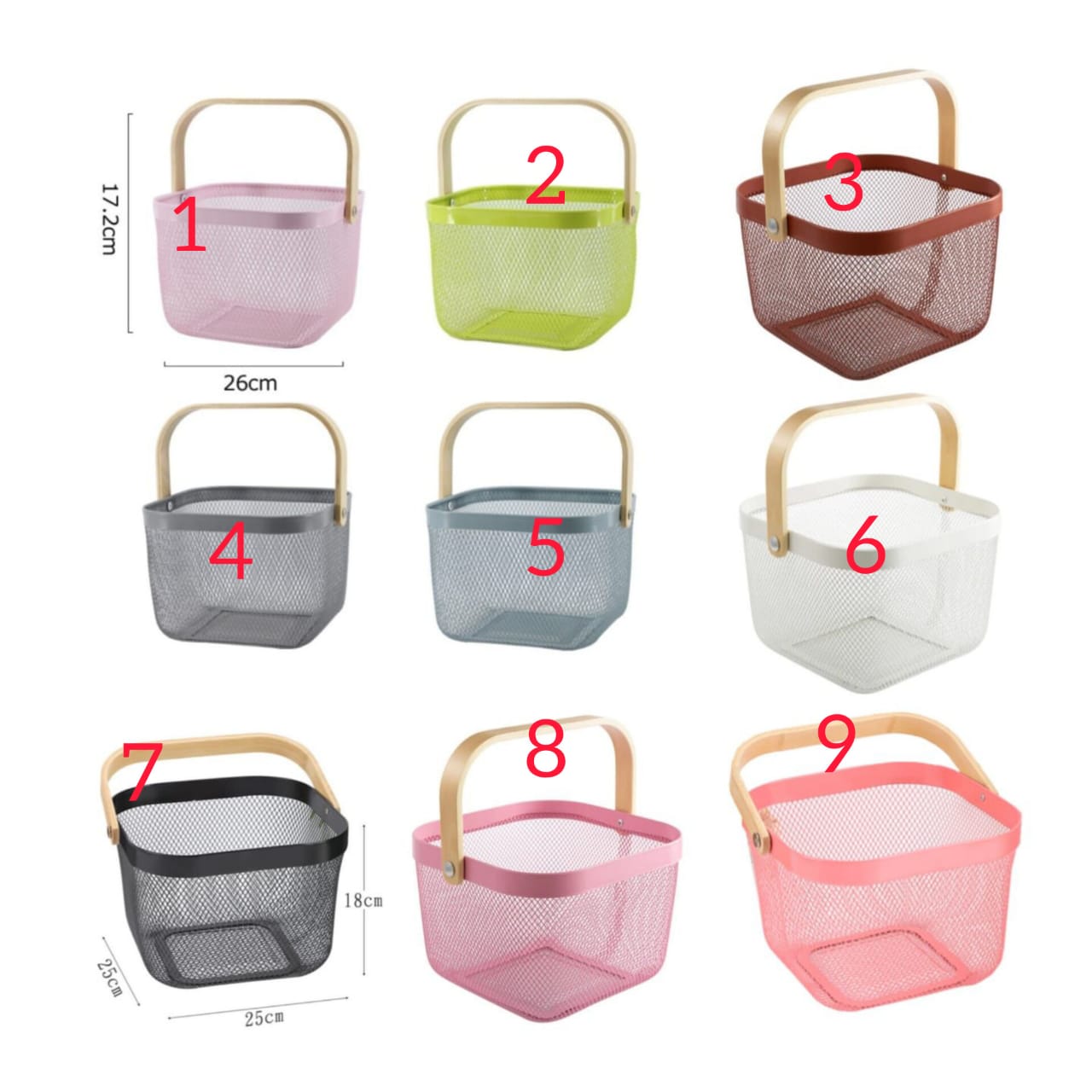 Metal Mesh Storage Container